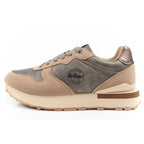 Lee Cooper women's sneakers, fashionable, comfortable, durable, beige, gray Lee Cooper