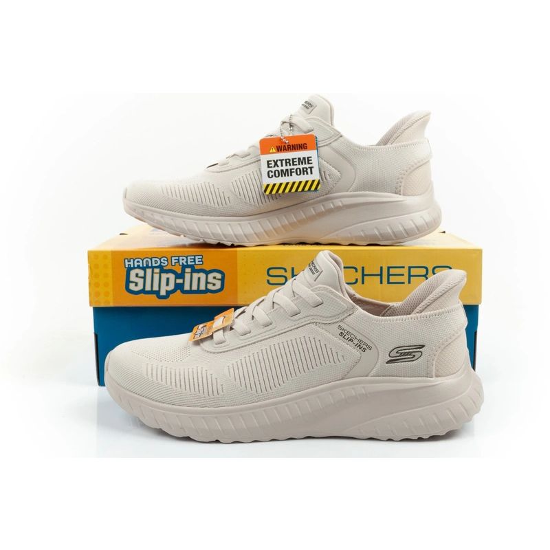Skechers Bobs Squad Chaos SLIP-INS ecru men's sneakers Skechers
