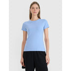 Slim T-shirt with print for women 4F 4FWMM00TTSHF2674-32S 4f