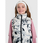 Girls' down vest with synthetic filling 4F 4FJRAW25TVJAF320-11A Clothing Your Sports Performance