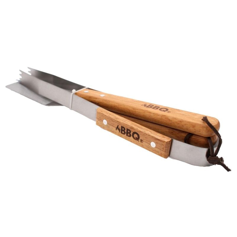 3-in-1 BBQ Utensil Set with Wooden Handle Home and Garden/Garden Your Sports Performance