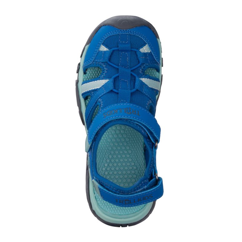 Trollkids Kids Stavanger Sandal XT cobalt blue/dusky turquoise/dark navy children's sports sandals for boys/girls (659-199) In preparation Your Sports Performance