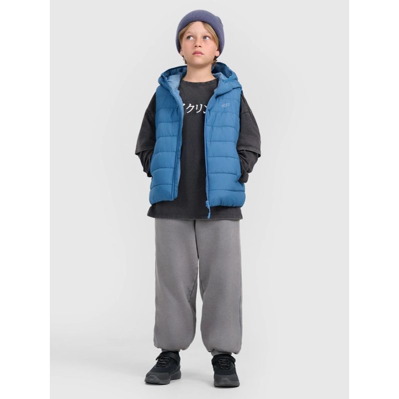 Boy's down vest with synthetic filling 4F 4FJRAW25TVJAM324-32S Clothing Your Sports Performance