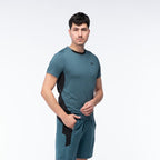 ILANGE Men's Short Sleeve T-Shirt In preparation Your Sports Performance