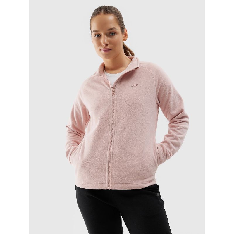 Women's fleece sweatshirt with a stand-up collar 4F *Kategoria tymczasowa Your Sports Performance