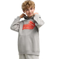 Puma ESS Logo Lab Relaxed Hoodie Kids' Sweatshirt, Grey 694674 63
