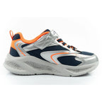 Skechers Glow Strider LED Children's Sports Shoes for Boys Silver Skechers