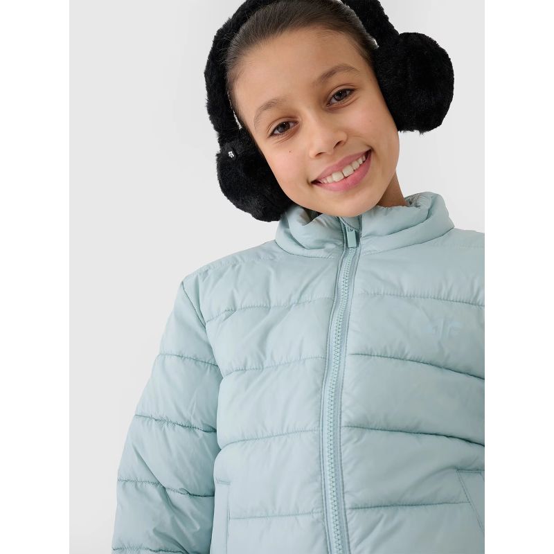 Girls' down jacket with synthetic filling 4F 4FJWSS25TDJAF515-47S *Kategoria tymczasowa Your Sports Performance