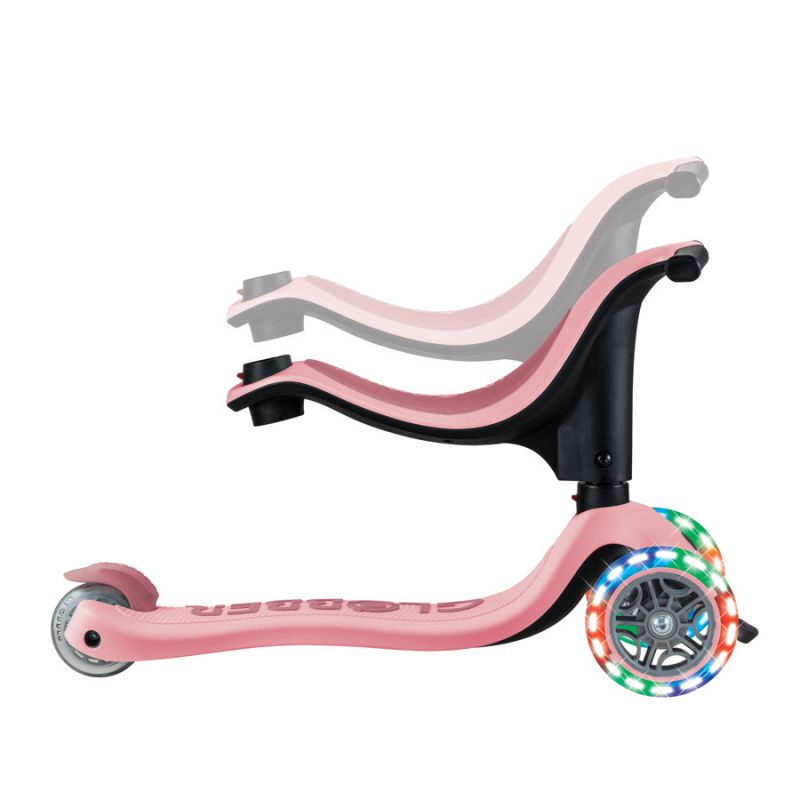 Scooter with seat GO•UP SPORTY LIGHTS (452-710-4 S) Accessories/Skating/Hulajnogi/Traditional/For kids/Globber Your Sports Performance