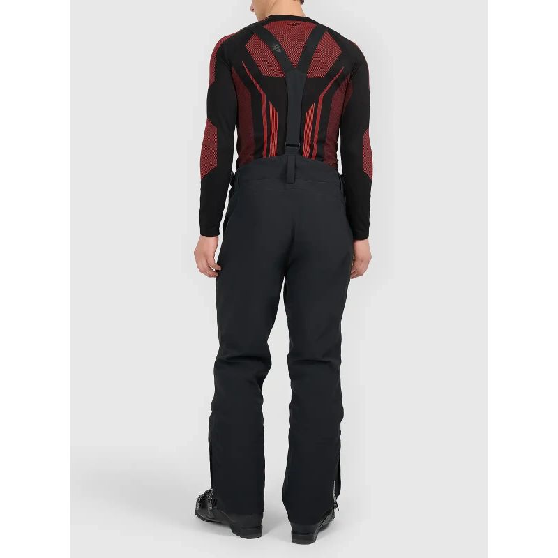 Men's ski pants with membrane and elastic suspenders 4F 4FWAW26TFTRM1453-20S