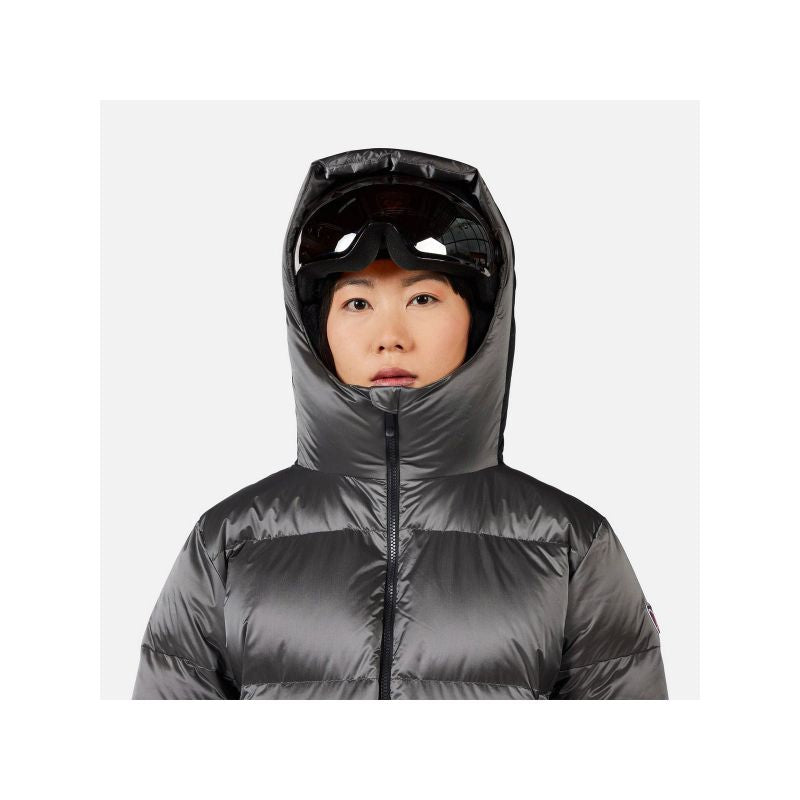 ROSSIGNOL W DAILLE DOWN JKT women's ski jacket gray