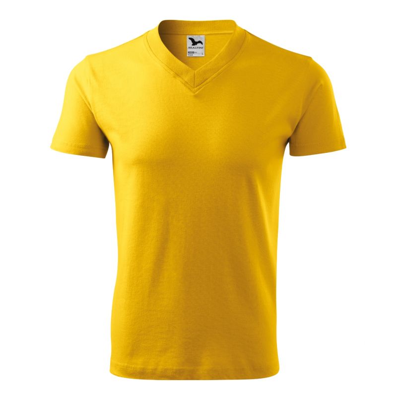 Malfini T-shirt V-neck M MLI-10204 yellow Clothing/Lifestyle/T-shirts/Malfini Malfini