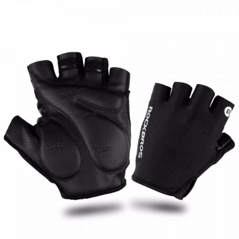 Rockbros S106BK cycling gloves, size S - black Rockbros