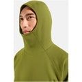 Men's ODLO Mid Layer Hoody CUBIC, green