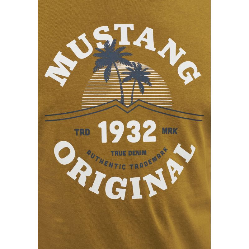 Mustang T-shirt Alex C Print M 1012520 6370 Clothing/Lifestyle/T-shirts/Mustang Your Sports Performance