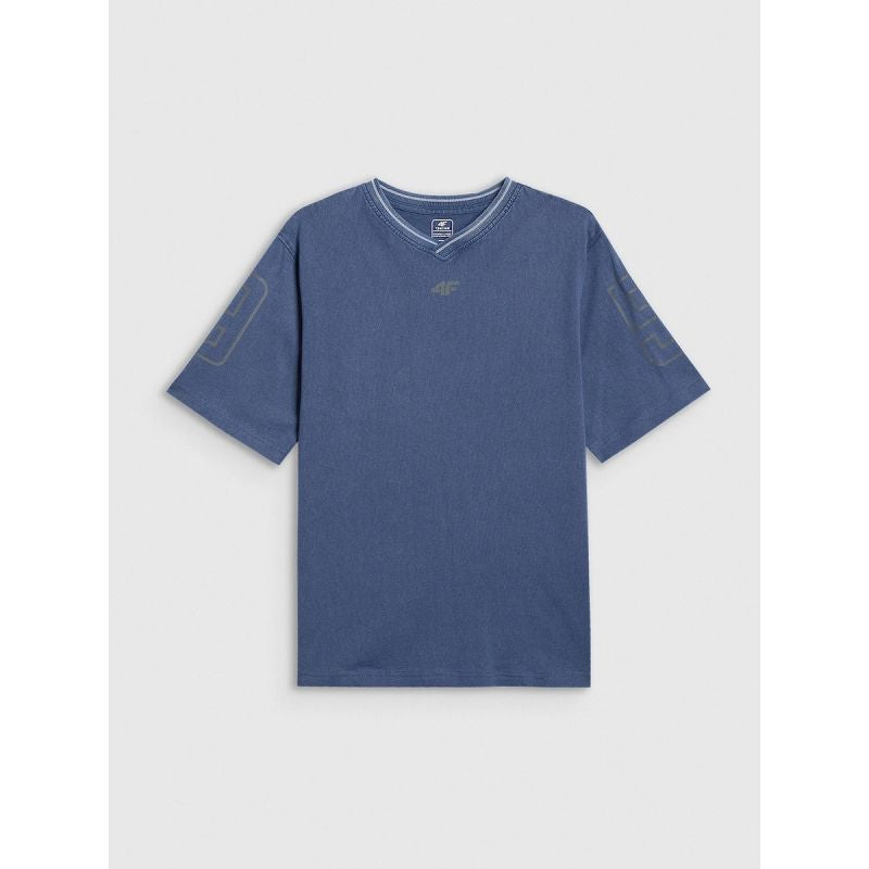 Boy's loose T-shirt with print 4F 4FJRSS26TTSHM3467-31S 4f