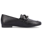 Comfortable leather shoes with a chain Remonte W RKR645, black