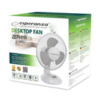 Esperanza Zephyr EHF004WE desk fan (white, gray) AGD - Produkty/Wentylatory Your Sports Performance