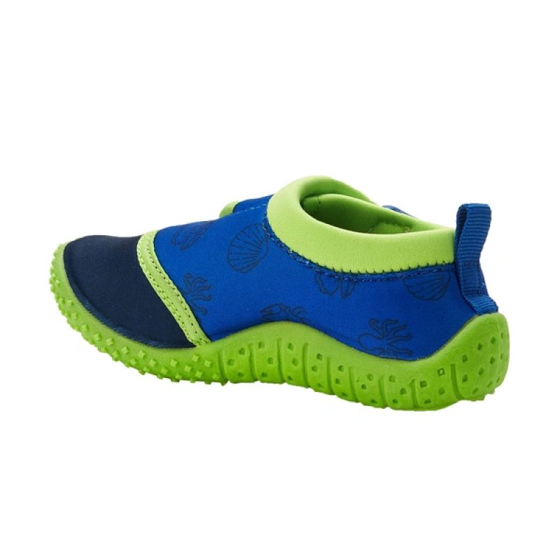 ProWater children's swimming shoes, quick-drying, non-slip, blue, green