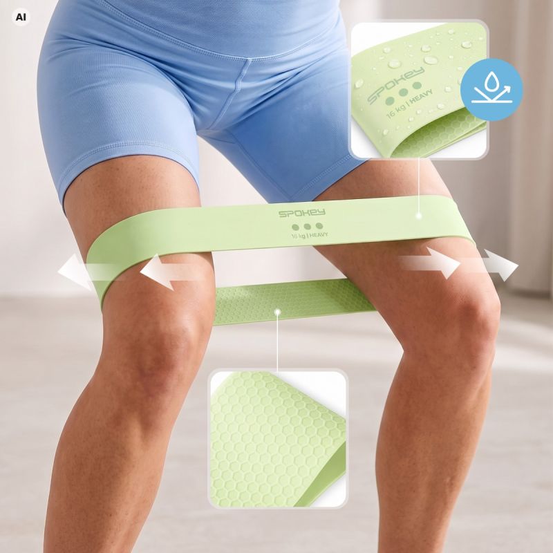 Spokey JUICY heavy resistance training band with anti-slip structure