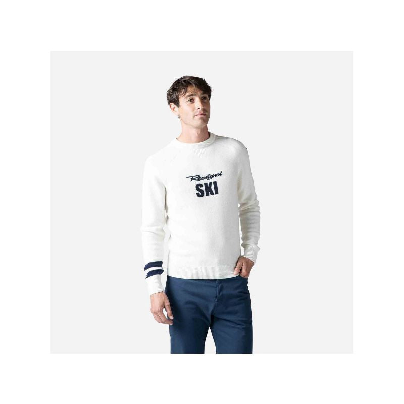 Rossignol Signature Rossignol Knit Sweater White Import z PMSport Your Sports Performance