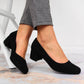 Sergio Leone W SK354C suede block pumps, black Footwear/Lifestyle/Sergio Leone Your Sports Performance