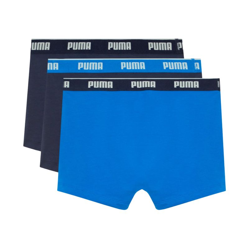 Puma men's boxer shorts 3 pack navy blue, blue 947130 06