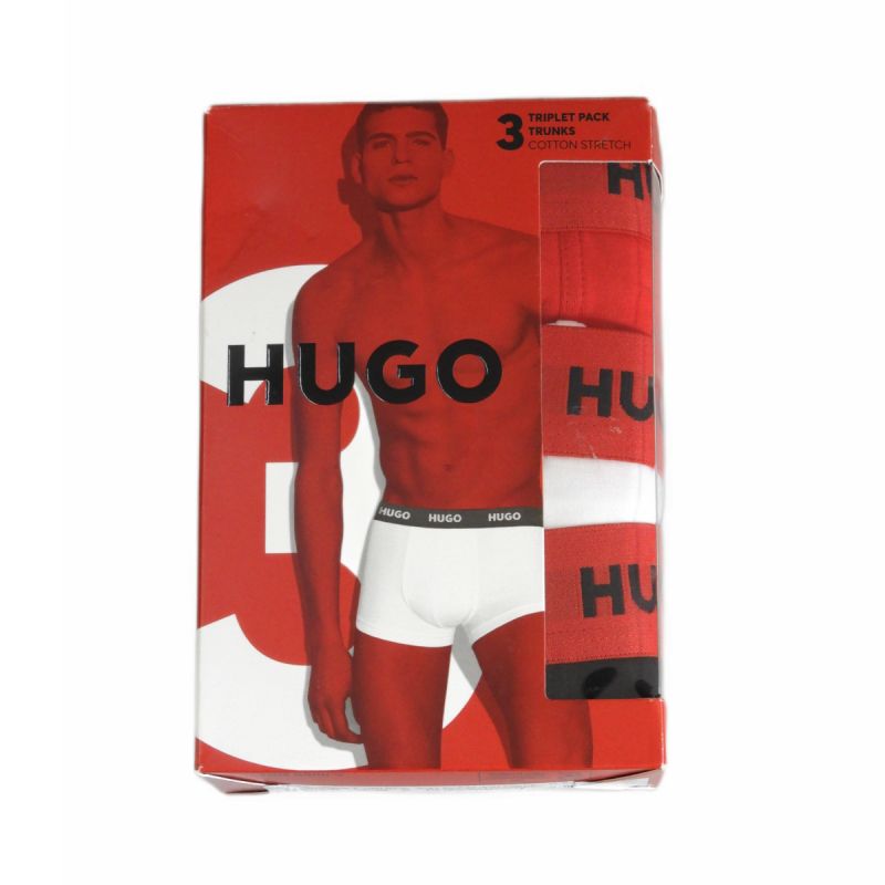 Hugo Boss Men's Triple Pack Stretch Boxer Shorts 3 Pack - 10241868-972 Odzież/Odzież koszykarska/Bielizna koszykarska Your Sports Performance