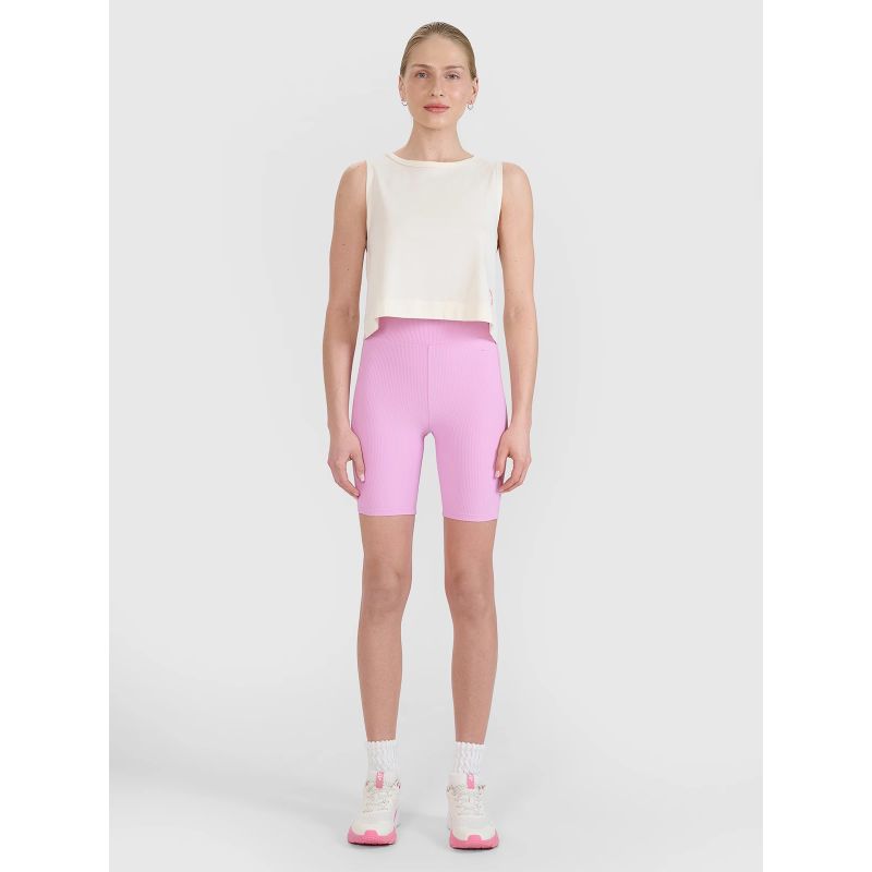 Women's regular printed top 4F 4FWSS25TSLEF118-11S *Kategoria tymczasowa Your Sports Performance