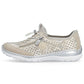 Women's sports shoes, openwork gold, Rieker L3252-92 Rieker