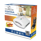 TITANUM SANDWICH MAKER FONTINA WHITE TKT006W AGD - Produkty/Opiekacze Your Sports Performance
