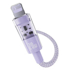 Baseus Gem USB C-IP Cable 20W 2m (Purple) In preparation Your Sports Performance