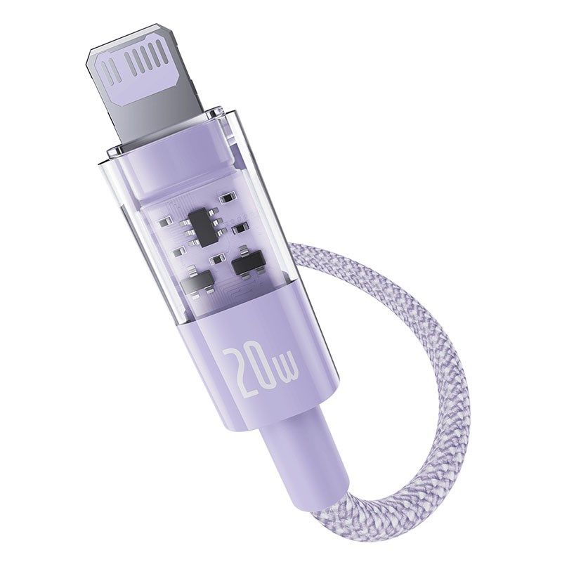 Baseus Gem USB C-IP Cable 20W 2m (Purple) In preparation Your Sports Performance