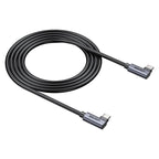 UNITEK USB-C CABLE ANGLED 90°/90° PD 100W M/M 1M Kable i adaptery/Kable USB Your Sports Performance