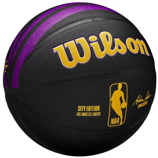 Wilson Wilson NBA Team City Collector Los Angeles Lakers Basketball WZ4024114XB Accessories/Balls/Basketball Your Sports Performance