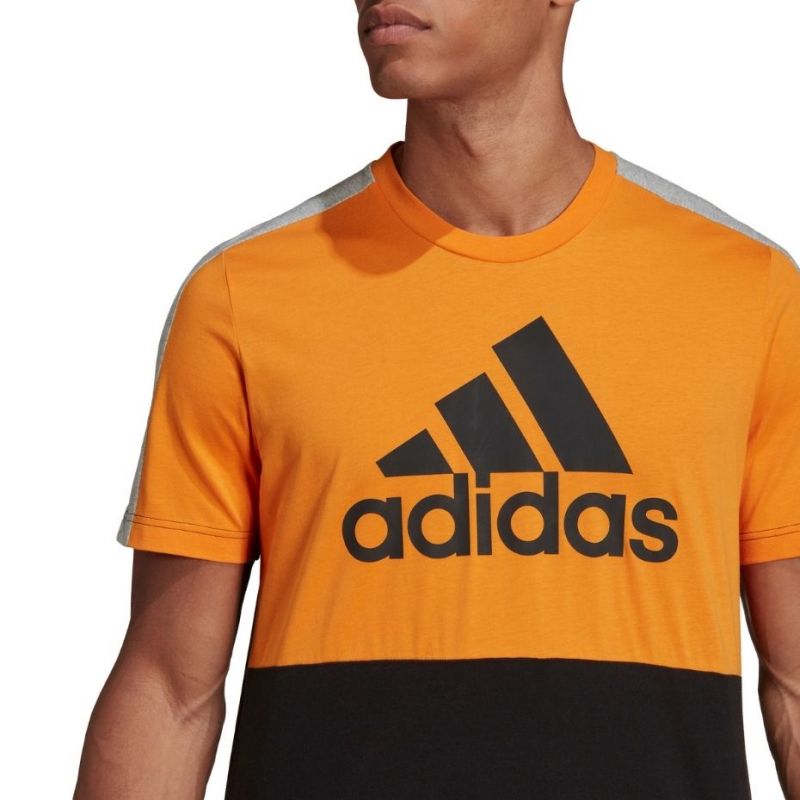 adidas Essentials Colorblock Single Jersey Tee M HE4328 Clothing/Lifestyle/T-shirts Adidas