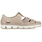 Rieker W RKR651 beige leather openwork shoes with velcro Footwear/Lifestyle/Rieker Your Sports Performance