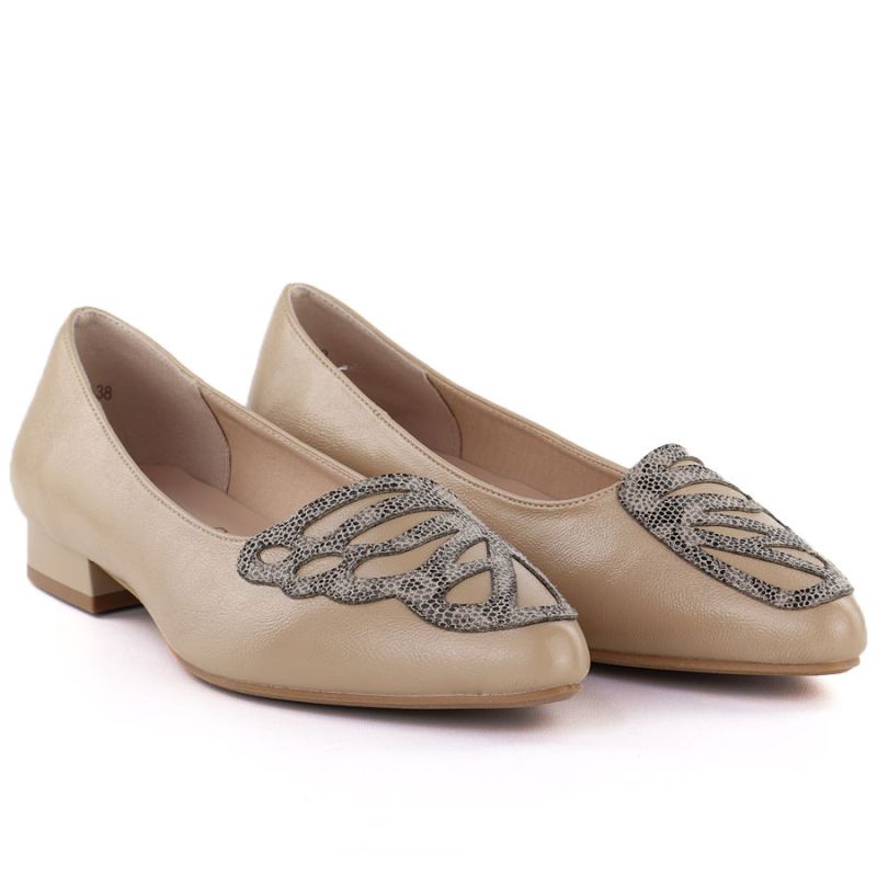 Beige women's shoes M.Daszyński SA201A-2 To be categorized Your Sports Performance