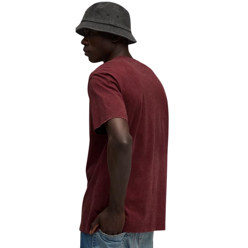 Puma Ess Elevated Relaxed Wash Tee Burgundy 688048 96 In preparation Your Sports Performance