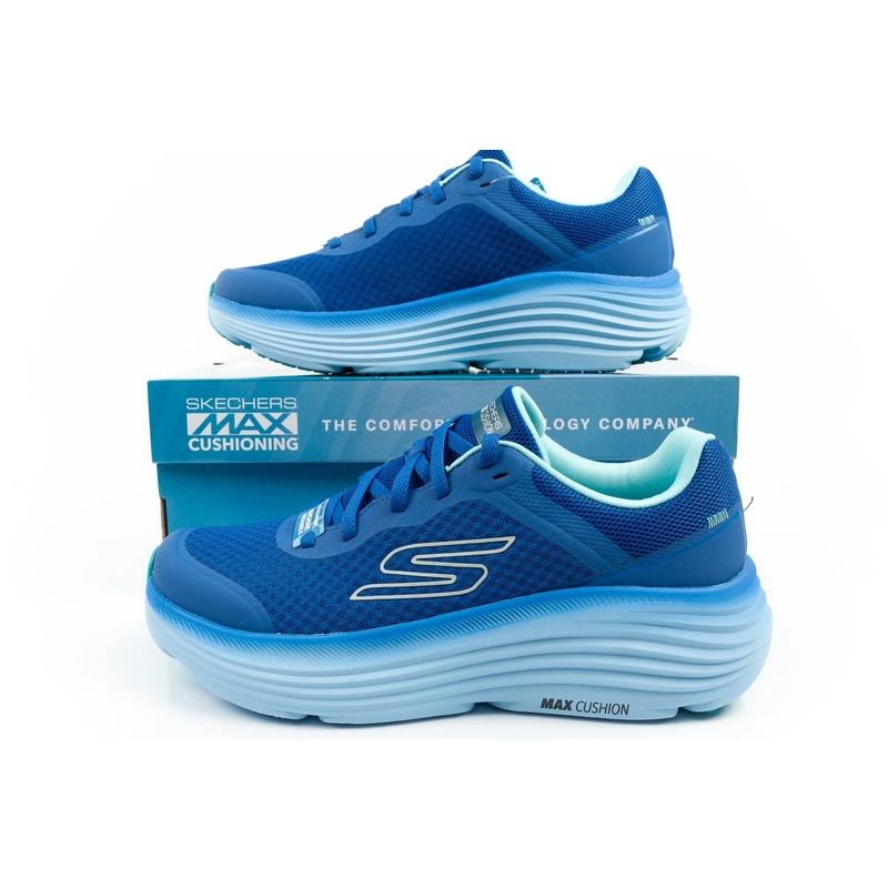 Skechers Max Cushioning Men's Light Blue Running Shoes In preparation Your Sports Performance