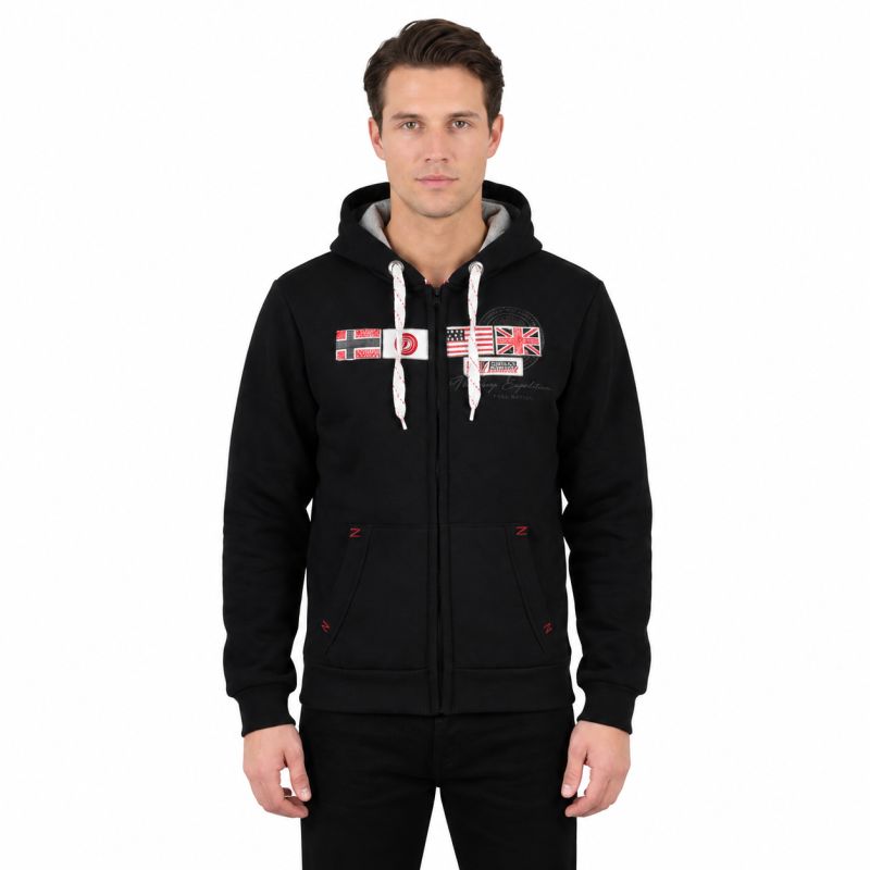 Men’s Sweatshirt Geographical Norway GORMA MEN 100 EO +BS (WT1880H/GN-BLACK)