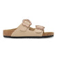 Birkenstock ARIZONA FLOWER BUCKLE KIDS 1030439 SANDCASTLE flip-flops (standard width) Birkenstock
