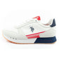 US Polo Assn sports shoes sneakers men's fashionable comfortable white Your Sports Performance
