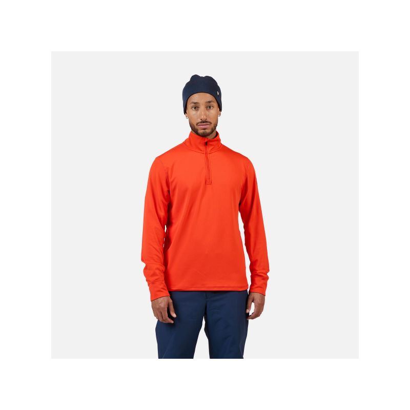 ROSSIGNOL MID LAYER STRETCH HZ men's sweatshirt orange