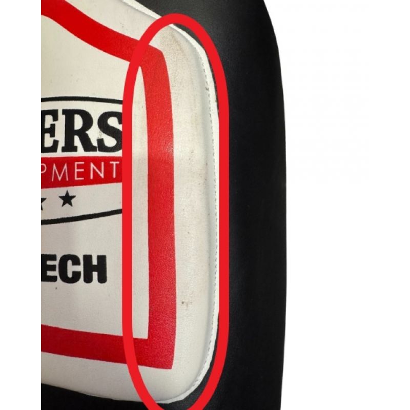 (W) Abdominal and thigh protector OBU-4 white and black In preparation Your Sports Performance