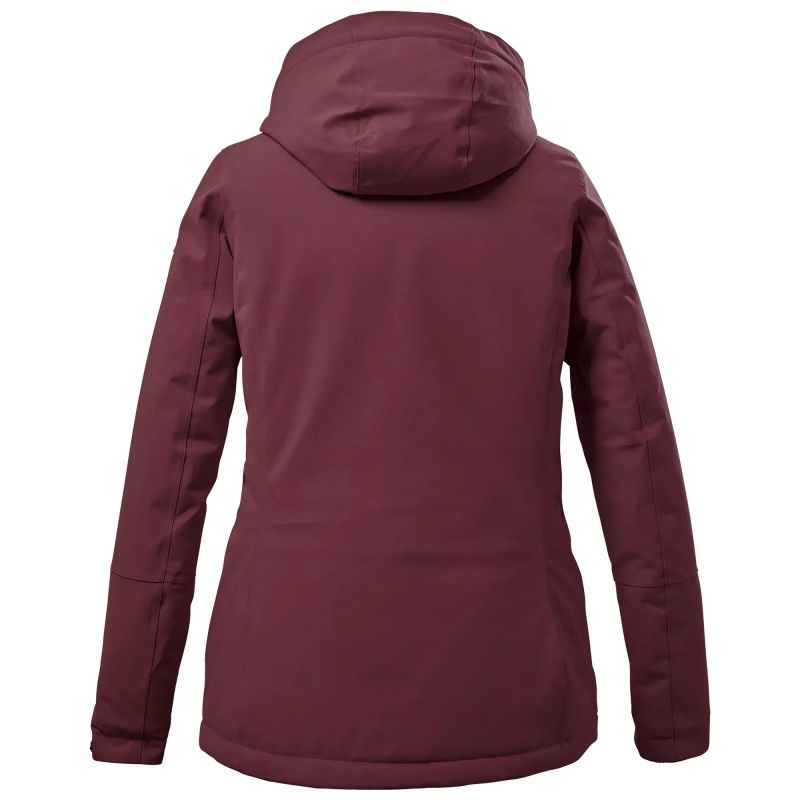 Killtec KOW 170 WMN JCKT women's hooded coat burgundy (38030/445) In preparation Your Sports Performance
