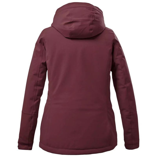 Killtec KOW 170 WMN JCKT women's hooded coat burgundy (38030/445) In preparation Your Sports Performance