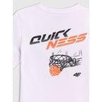 Boys' regular-fit printed T-shirt 4F 4FJRAW26TTSHM4343-10S