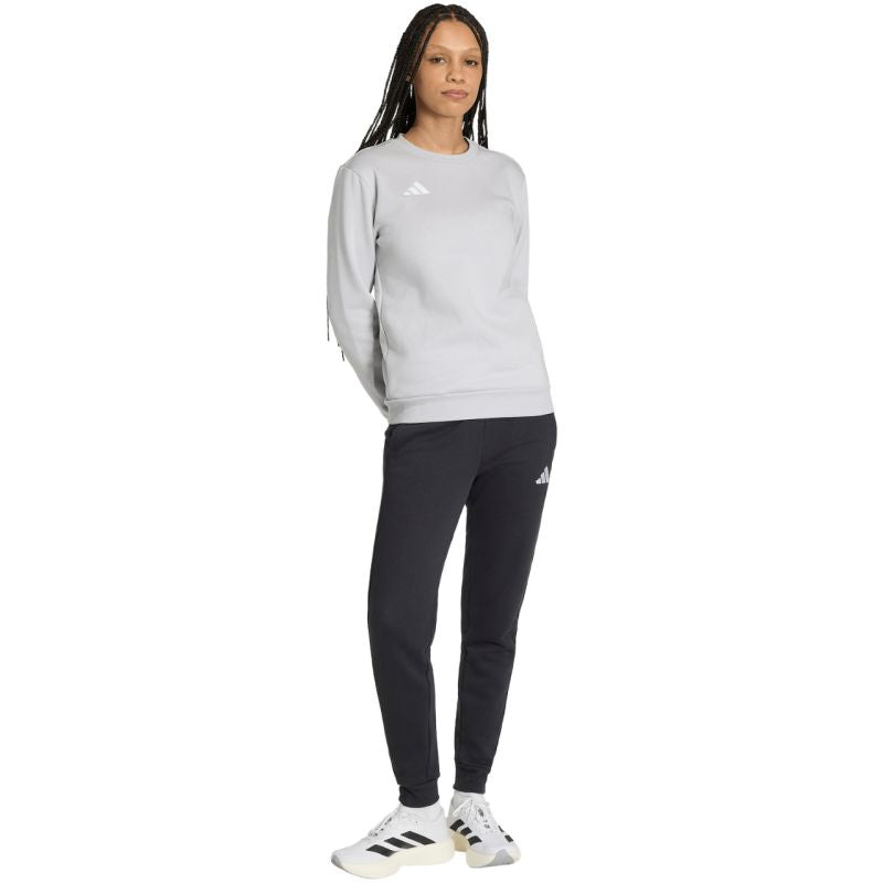 Women's adidas Entrada 26 Sweat Top Gray KB3948
