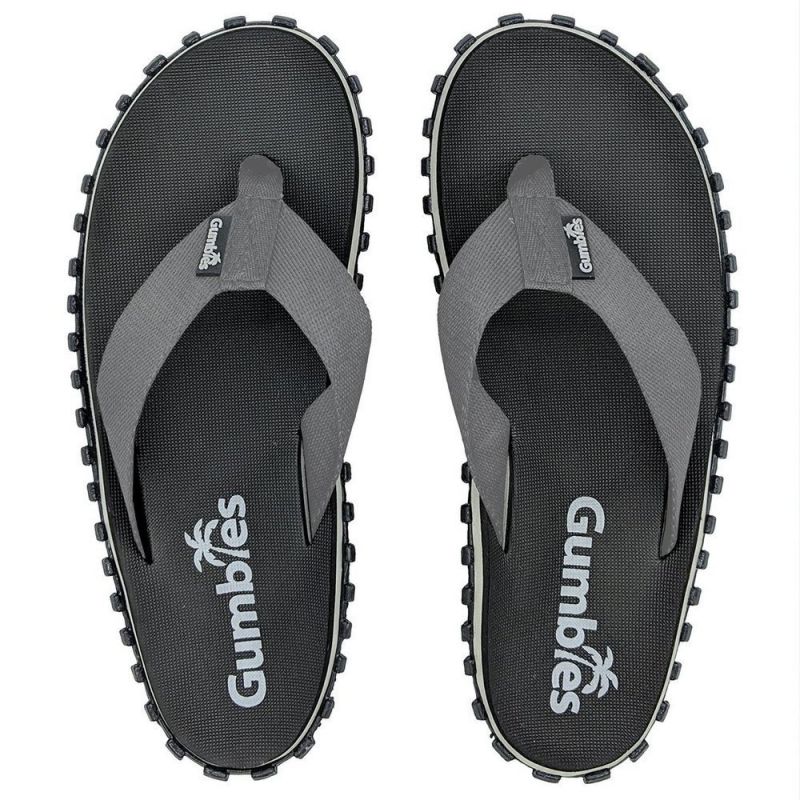Gumbies - DUCKBILL unisex flip-flops - GREY